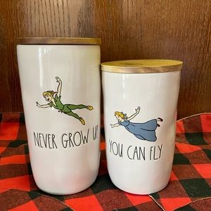 Rae Dunn Peter Pan canister set